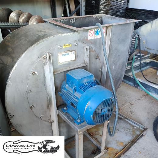 Wentylator promieniowy 11 kW – stal kwasoodporna | Lamier/Siemens