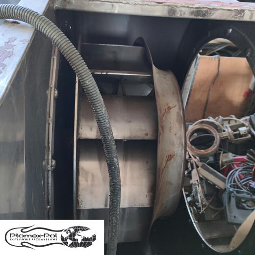 Wentylator promieniowy 11 kW – stal kwasoodporna | Lamier/Siemens