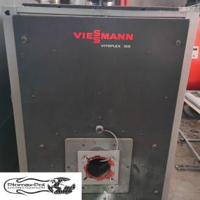 Kocioł Viessmann Vitoplex 100 1120 kW – palnik i sterowanie | Olej/Gaz