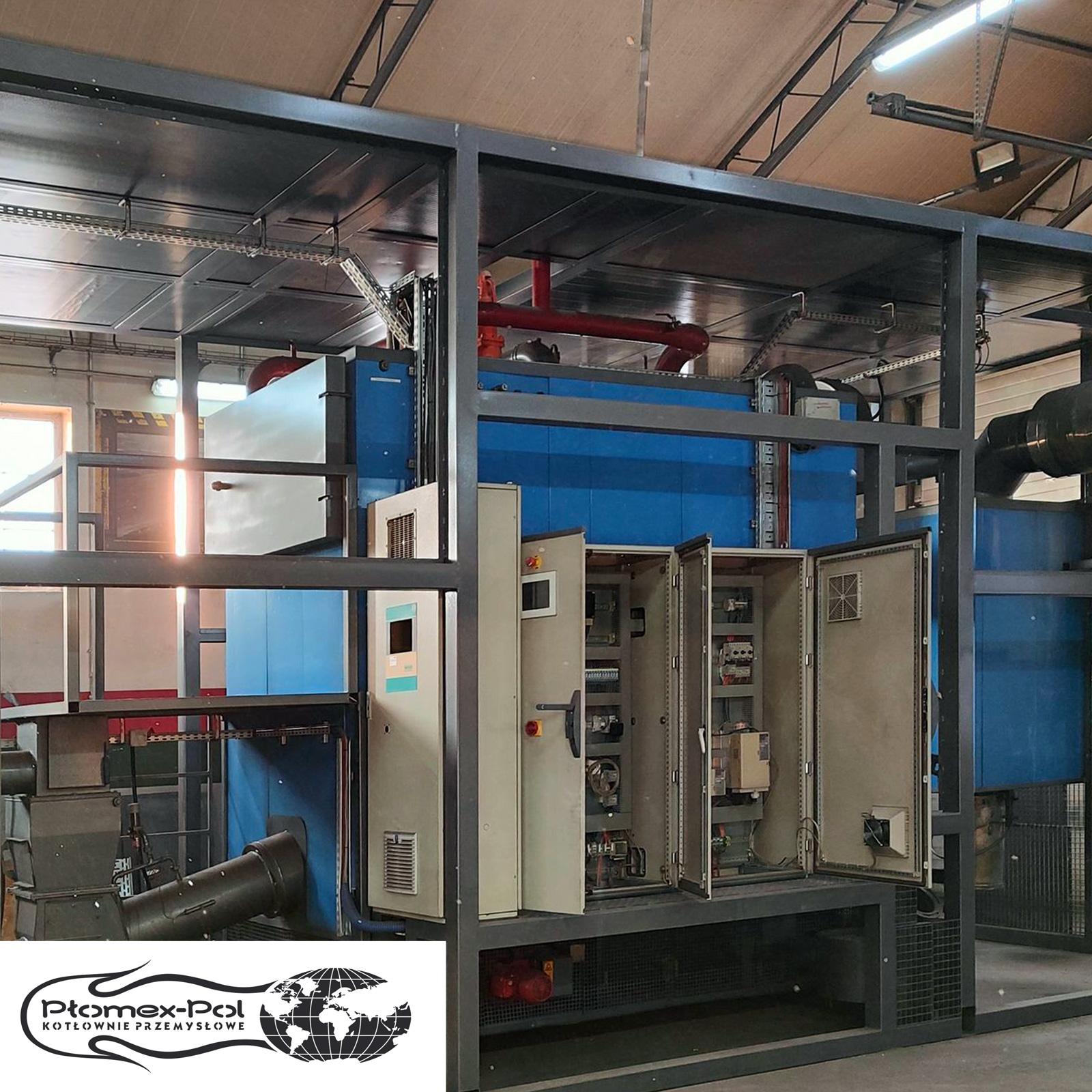 Kotłownia Kontenerowa BINDER 840kW BIOMASA / ZRĘBKA